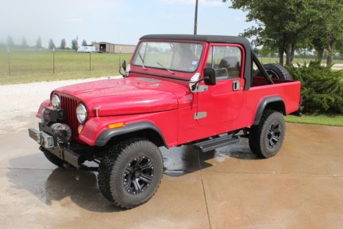1982 red jeep scrambler - fully restored