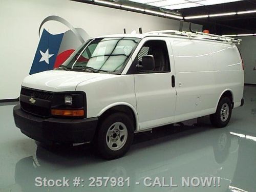 2005 chevy express 1500 cargo partition shleves 46k mi texas direct auto