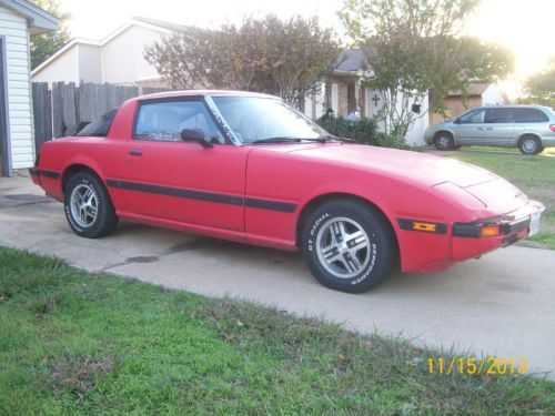 1982 mazda rx-7 gs coupe with rare 6 port induction 1.1l 12a rotary engine
