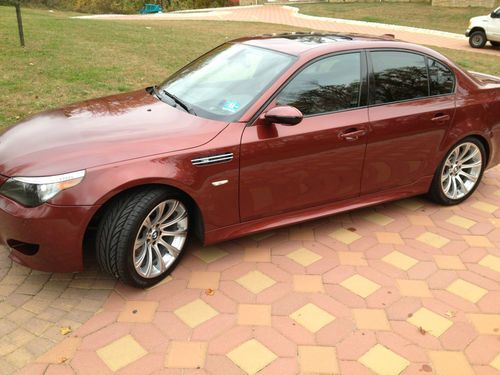 2006 bmw m5 58k miles rare indianapolis red on red *original owner-not dealer*