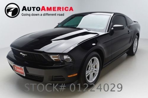 12k low miles 2012 ford mustang premium v6 6 speed trans coupe