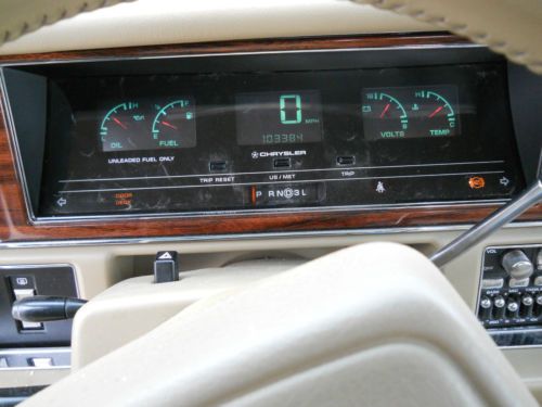 1993 chrysler imperial base sedan 4-door 3.8l
