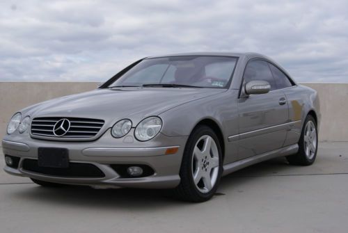 2004 mercedes-benz cl500 amg - every available option - navigation - no reserve!