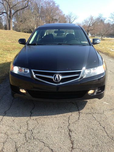 2006 acura tsx base black beauty loaded 6spd. sunroof one owner clean carfax!!!