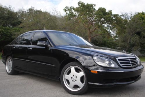 2001 mercedes s500 5.0l v8, aut trans, leather, black interior, no reserve.
