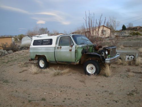 1975 chevy pickup truck 4 wheel drive short bed