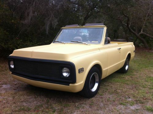 1971 k5 blazer 2 wheel lowered running project car solid florida convertable