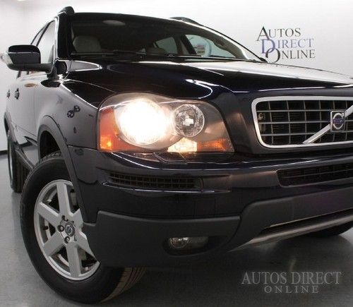 We finance 2007 volvo xc90 3.2l awd 78k clean carfax mroof htdsts 3rows warranty