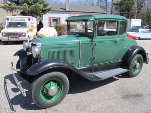 1930 ford model a coupe rock solid same owner past 48 years