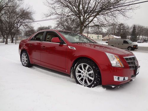2009 cadillac cts4_3.6_navi_snrs_panoroof_awd_htd&amp;cld seat_rebuilt_no reserve