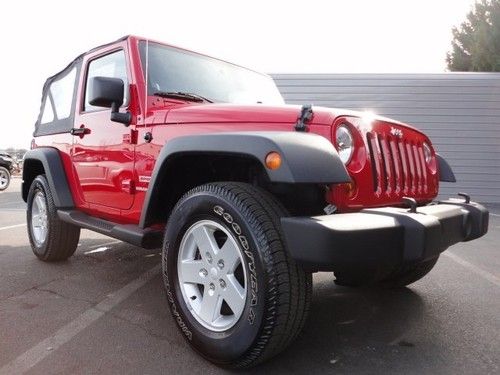 2011 jeep wrangler 2dr 4wd 4x4 sport soft top alloy cruise wholesale l@@k