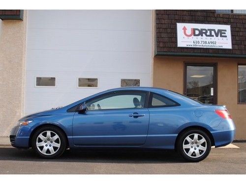 Civic lx coupe automatic 1 owner clean carfax 28k miles warranty!