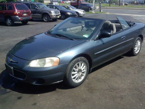 2002 chrysler sebring lx convertible--no reserve--only 87k miles--please read