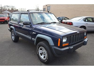 1997 jeep cherokee sport 2dr 5 speed manual 4wd , no reserve