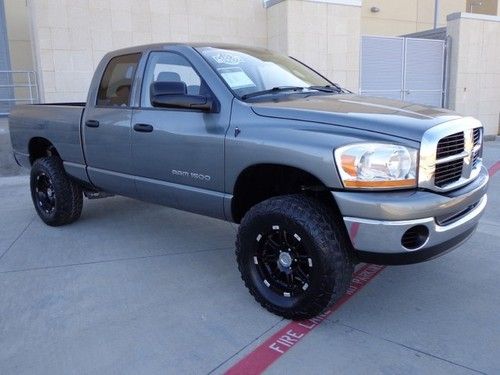 06 4x2 gray lifted lift kit  alloy wheels one owner exhaust low miles