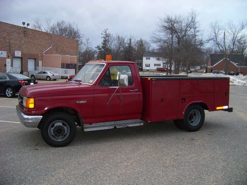 1987 ford f 350 with 9 foot utility body