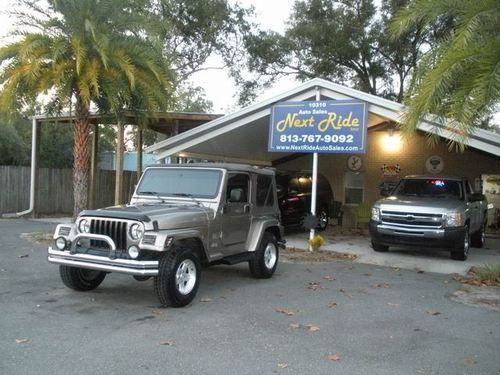 2004 jeep wrangler sahara sport auto 4.0l new at tires~only 57k miles~perfect