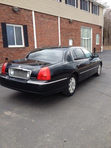 2007 lincoln town car executive l limo limousine livery black/black one owner