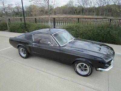 1968 ford mustang fastback 302-v8-jcode w/ bench seat / disc / ps