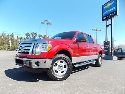 2011 ford f-150 4x4 xlt ecoboost engine alloy wheels towing 1-owner no accidents