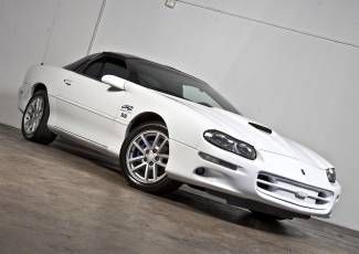 2001 chevrolet camaro ss 6-speed low miles! many upgrades! t-tops leather! rare