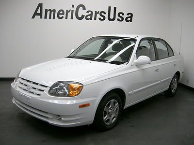 2003 accent 4dr gl auto a/c carfax certified great transportation