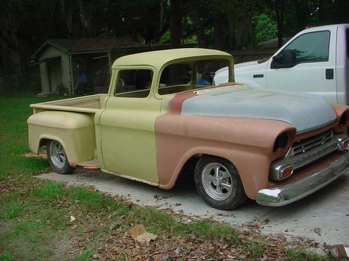 1959 chevy big window custom pick up 55,56,57,58,59,gmc