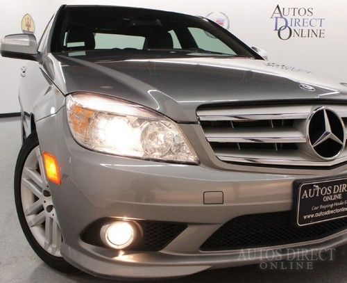 We finance 2009 mercedes-benz c300 sport 4matic 1 owner cleancarfax htdsts mroof