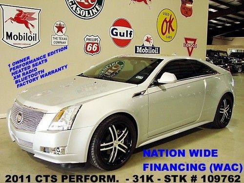 2011 cts performance collection,htd lth,bose,20in vossen whls,31k,we finance!!
