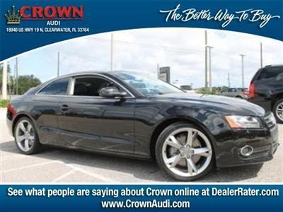 2011 black audi a5 2door coupe automatiic