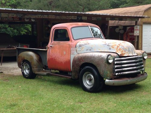 1950 chevy pickup rat rod v8 auto late model chassis disc brakes 3 days only