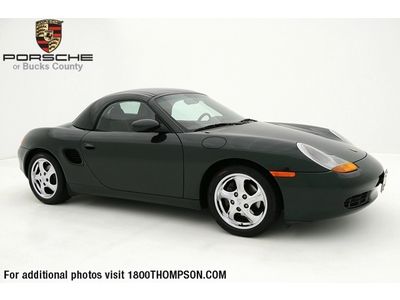 37,695 miles, removable hard top, forrest green, full leather, 5-speed, clean