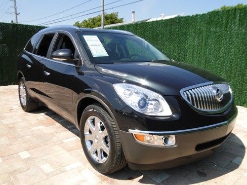2010 buick enclave cxl 1 owner fla driven lthr dvd roofs &amp; nav! sweet automatic