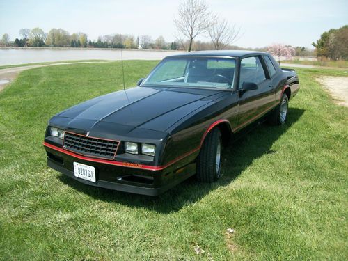 1986 chevrolet monte carlo ss ~ black ~ original owner ~ only 18,900 miles