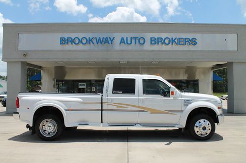 2008 ford 450 crew cab 6.4l turbo diesel  4wd incredibly low miles at 43k !