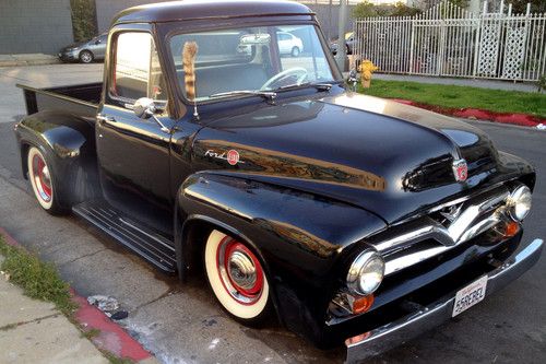 Beautiful 1955 ford f100 truck, classic hot rod! 429 scj, ac, ifs, posi, etc!