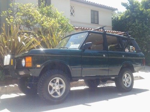 92 land rover range classic lse with rare 2-door pieces attention enthusiasts!!