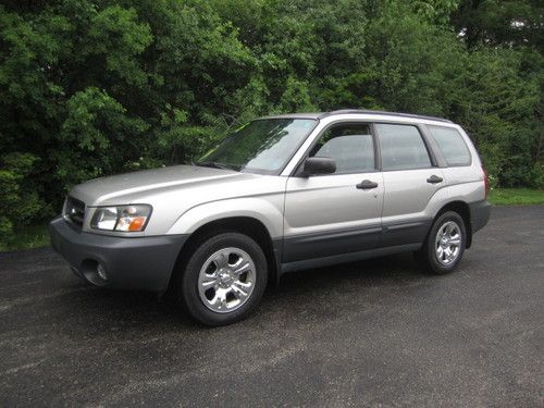 2005 subaru forester x wagon 2.5l 4 cyl auto a/c all power options 1 owner nice!