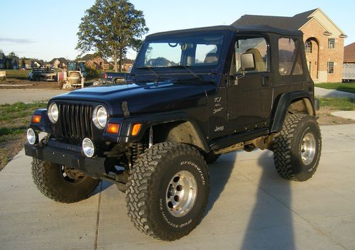 1999 jeep wrangler sport 4.0l - trail ready with low miles