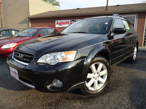 06 outback wagon limited! (1) owner! leather! loaded! warranty! 5spd no reserve!
