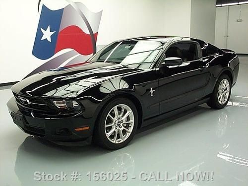 2011 ford mustang v6 pony pkg leather shaker 39k miles texas direct auto
