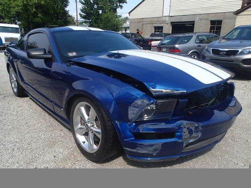 2008 ford mustang gt, salvage, runs and drives, ford, coupe, stang, mustang