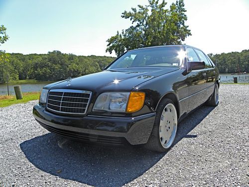 1992 mercedes-benz 600sel low miles always garaged and dealer maintained