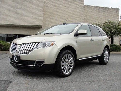 2011 lincoln mkx all wheel drive, loaded with options, 27,358 miles, warranty