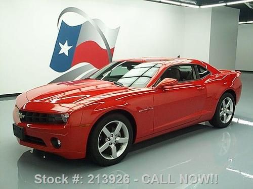 2010 chevy camaro 2lt htd leather paddle shift only 29k texas direct auto