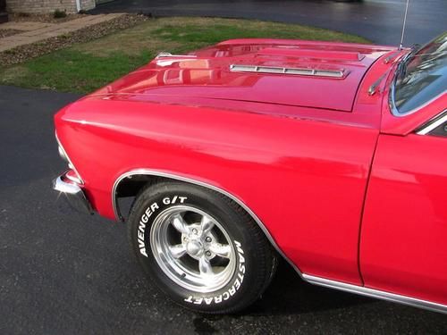 Red 1966 chevelle, restored