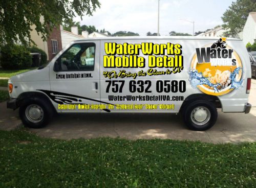 Mobile detail business (2000 ford e150 econoline van, website &amp; equipment)