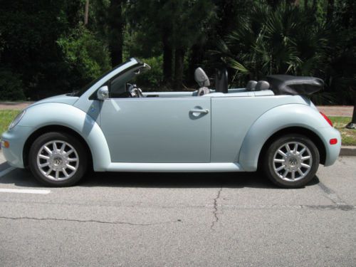 2004 new beetle gls convertible blue