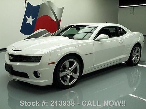 2010 chevy camaro ss2 rs auto htd leather sunroof 18k! texas direct auto
