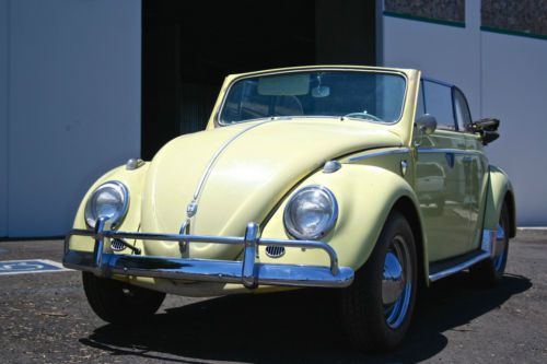Vw  beetle  convertible from 1958